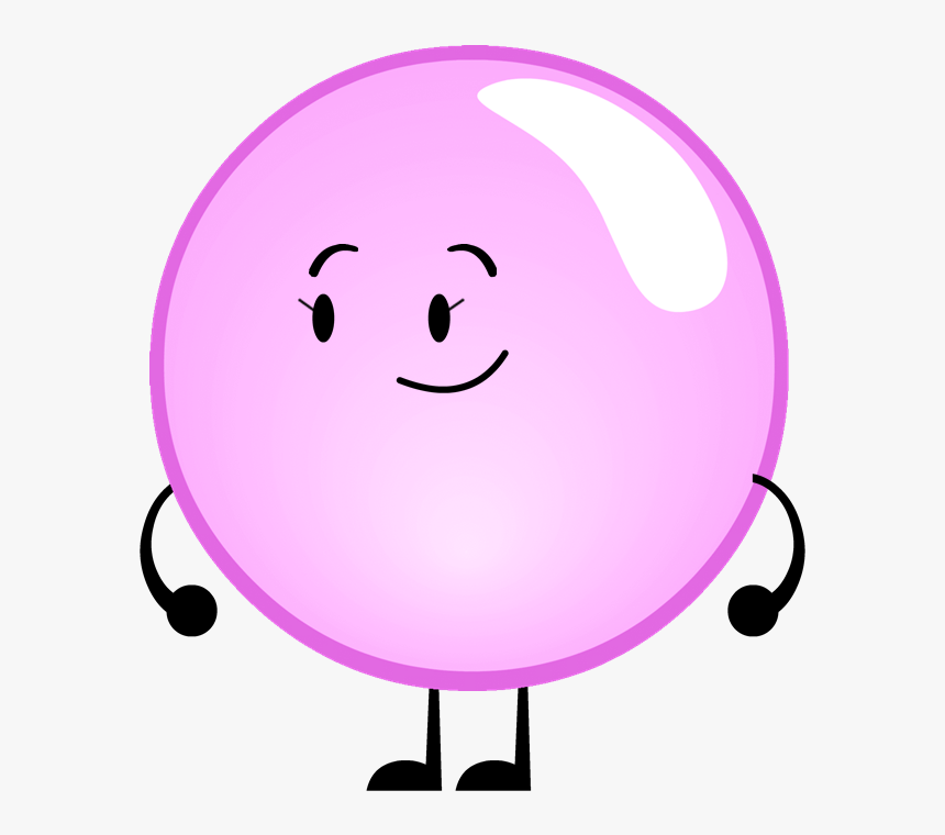 Pink Bubble Pose - Object Shows Bfdi Bubble, HD Png Download