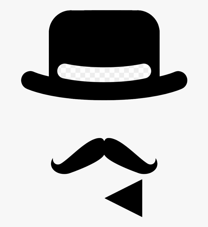 Mustache Bowler Hat Png Picture - Moustache Y Sombrero, Transparent Png