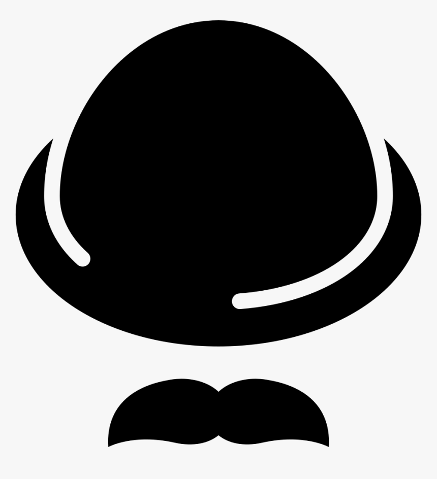 Hat With Mustache - Moustache, HD Png Download