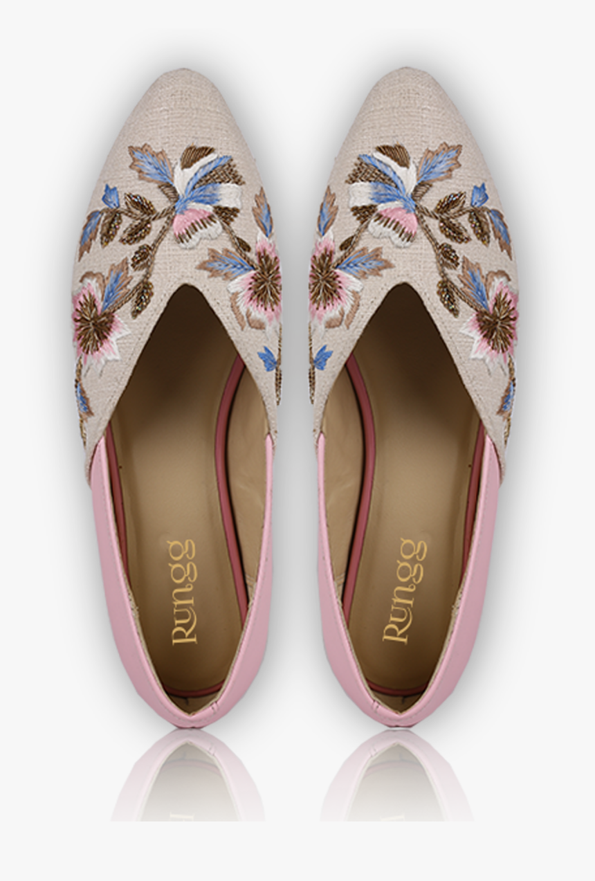 Transparent Ballet Shoes Png - Flip-flops, Png Download