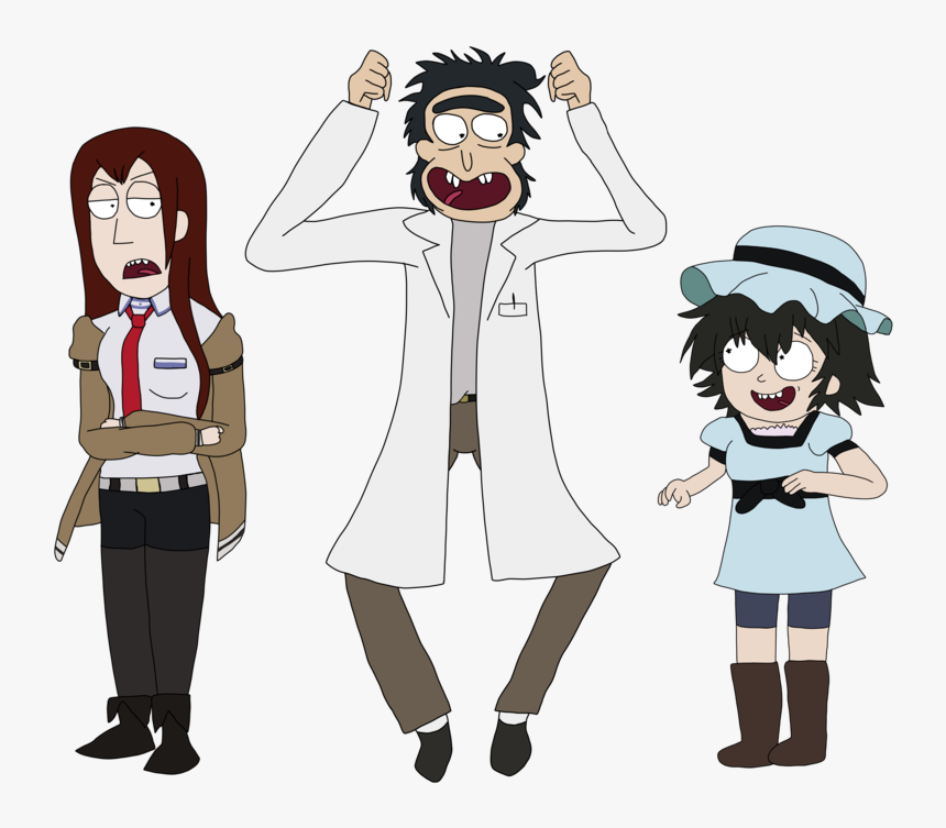 Transparent Rick And Morty - Steins Gate Rick And Morty, HD Png Download