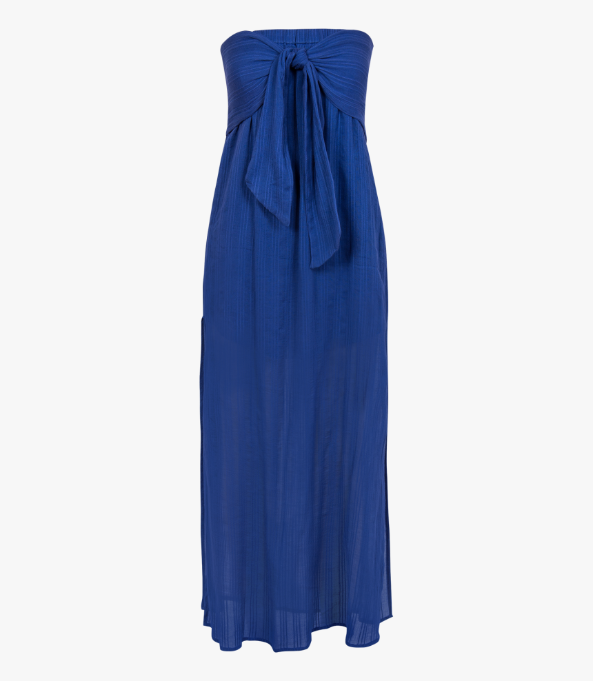 Klein Tess Strapless Dress Blue - Gown, HD Png Download