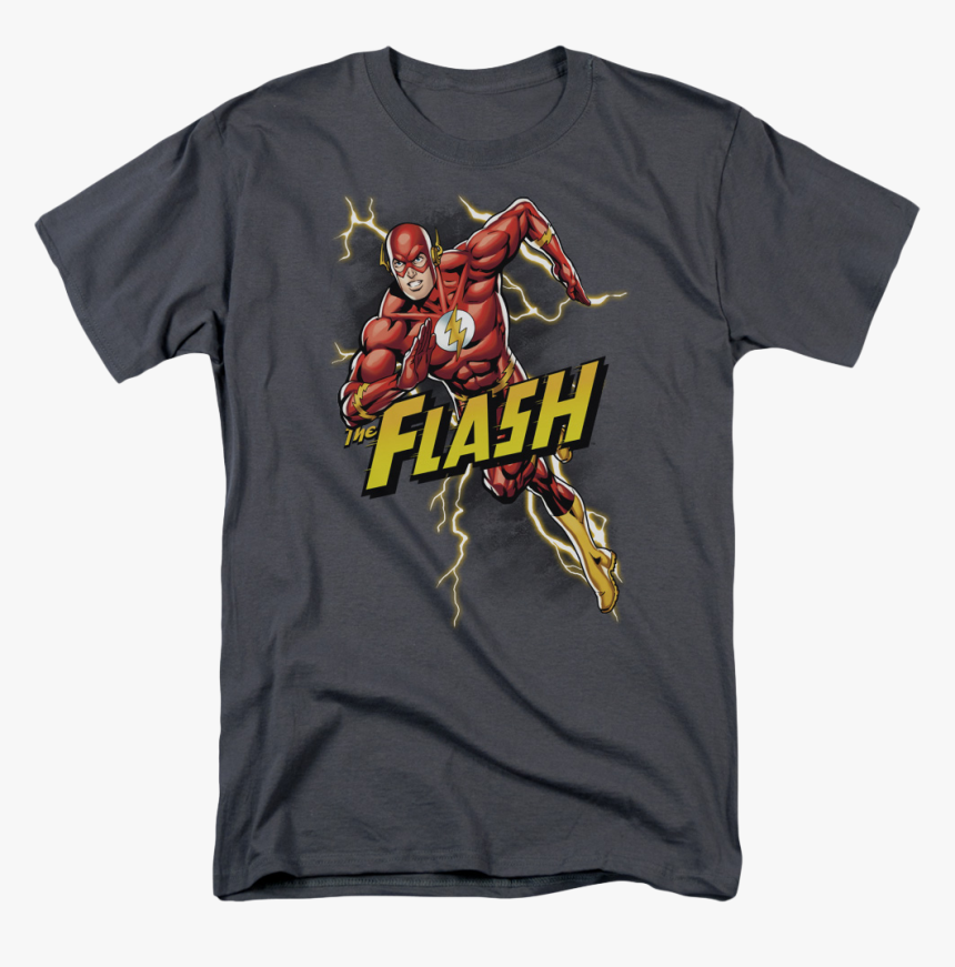 Lightning Flash Dc Comics T-shirt - Alex Carushow, HD Png Download