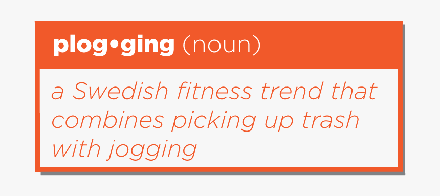 Jogging And Picking Up Trash - Tan, HD Png Download