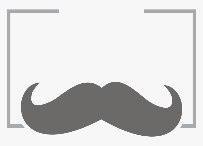 Fathers Day White Mustache, HD Png Download