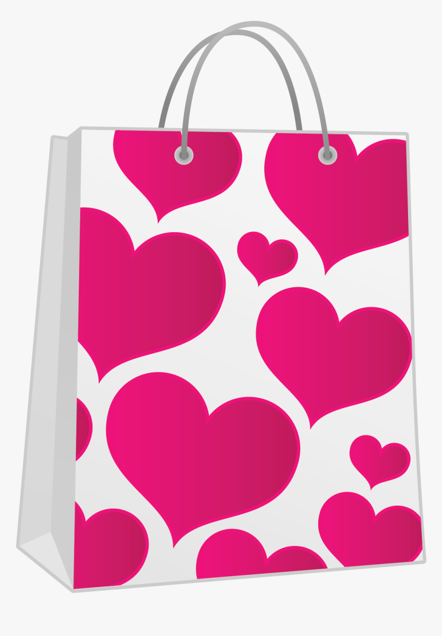 Gift Bags Png - Pink Gift Bag Transparent, Png Download