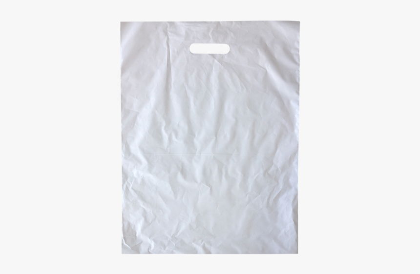 Large White Plastic Bags With Die Cut Handles - Skirt, HD Png Download
