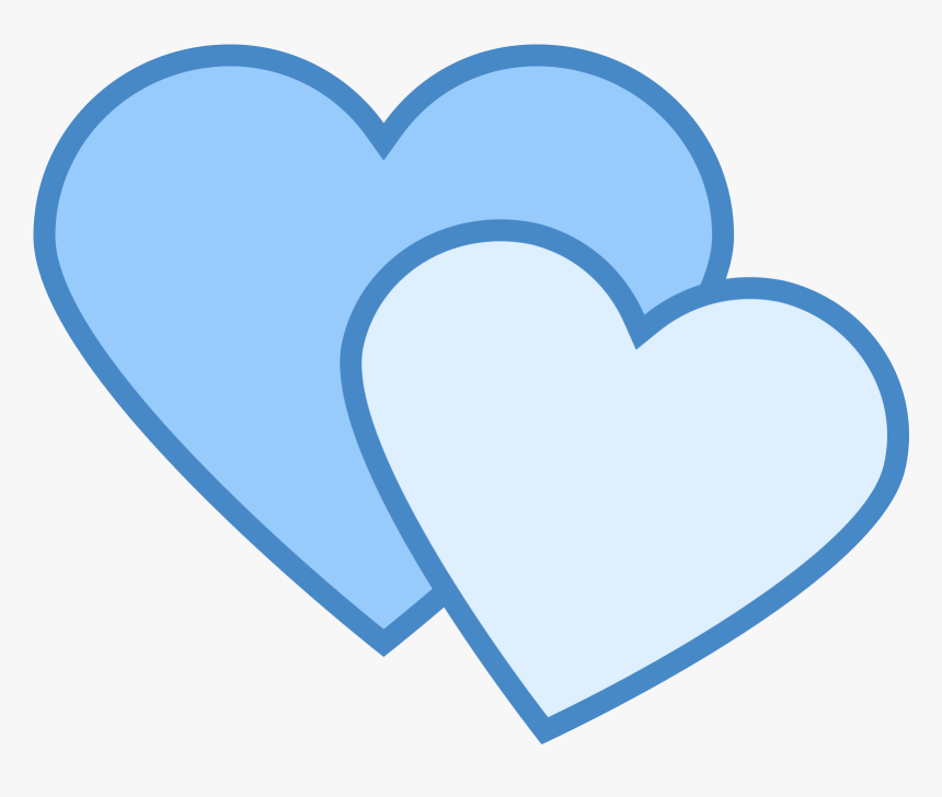 The Icon Shows Two Heart Shapes - Portable Network Graphics, HD Png Download