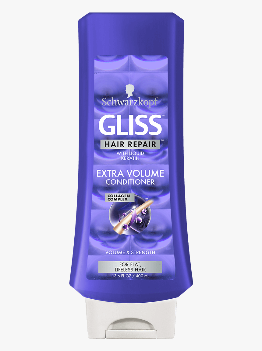 Gliss Us Extra Volume Conditioner - Volume One Shampoo, HD Png Download