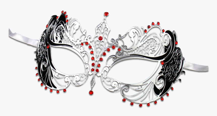 Silver Series Laser Cut Metal Venetian Pretty Masquerade - Tiara, HD Png Download
