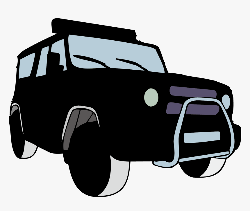 Transparent Jeep Tire Tracks Clipart - Vector Car, HD Png Download