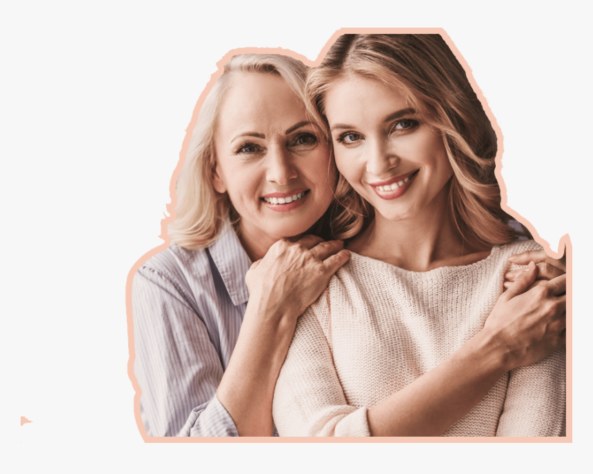 Adult Mother And Daughter , Png Download - Adult Daughter And Mother, Transparent Png