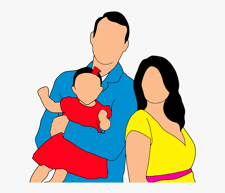 Mother Father Daughter, HD Png Download