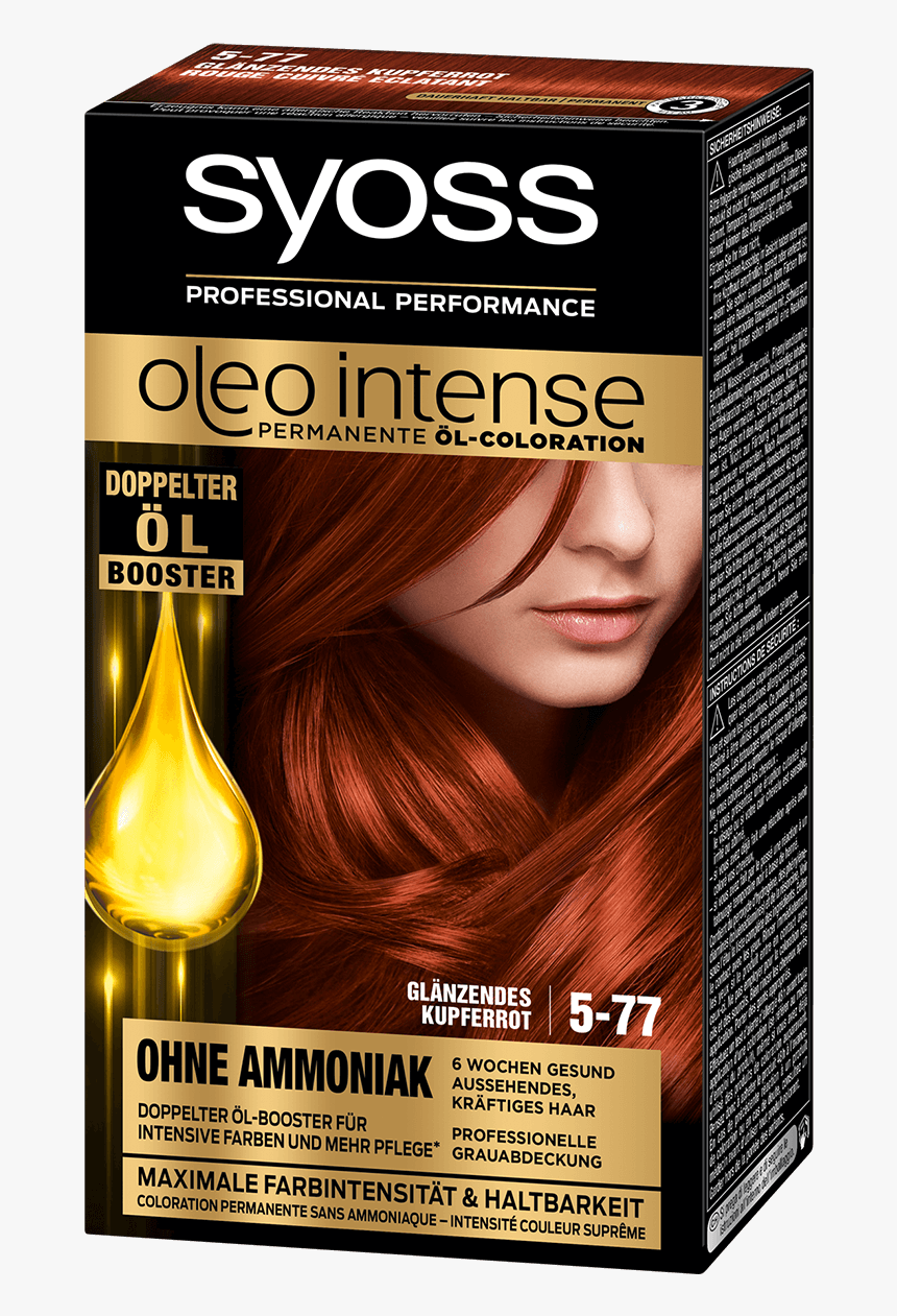 Syoss Oleo Intense Red, HD Png Download