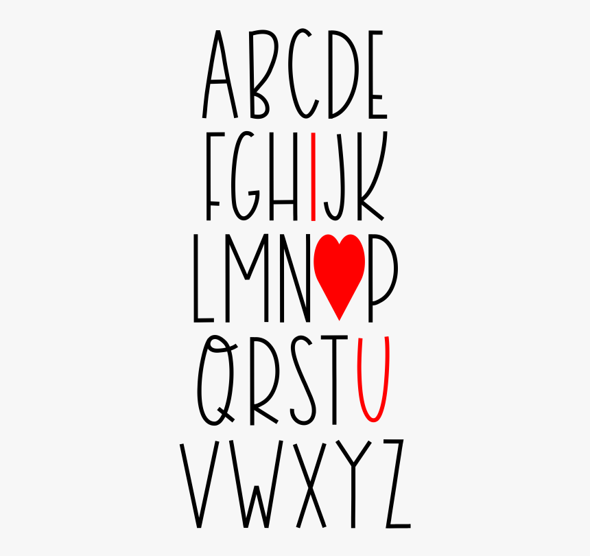 I Love You Svg File Wall Hanging - Calligraphy, HD Png Download