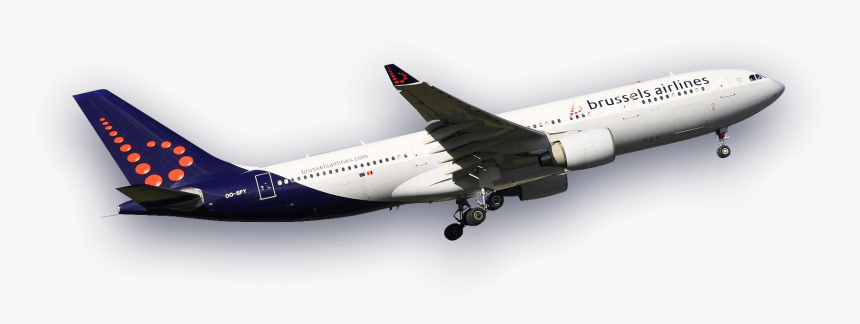 Brussels Airlines Plane Png, Transparent Png