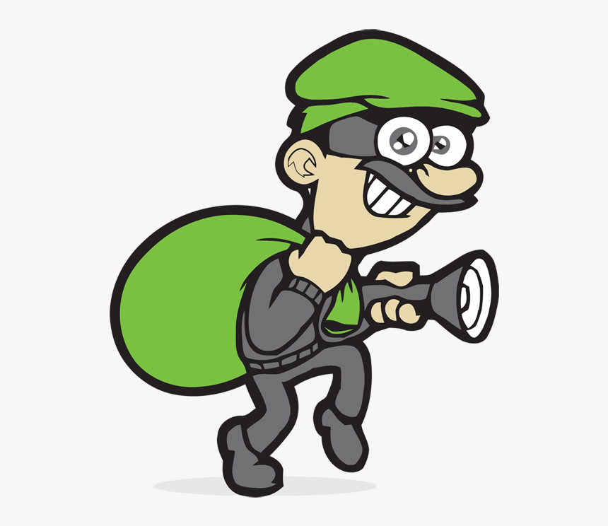 Thumb Image - Cartoon Transparent Burglar Png, Png Download