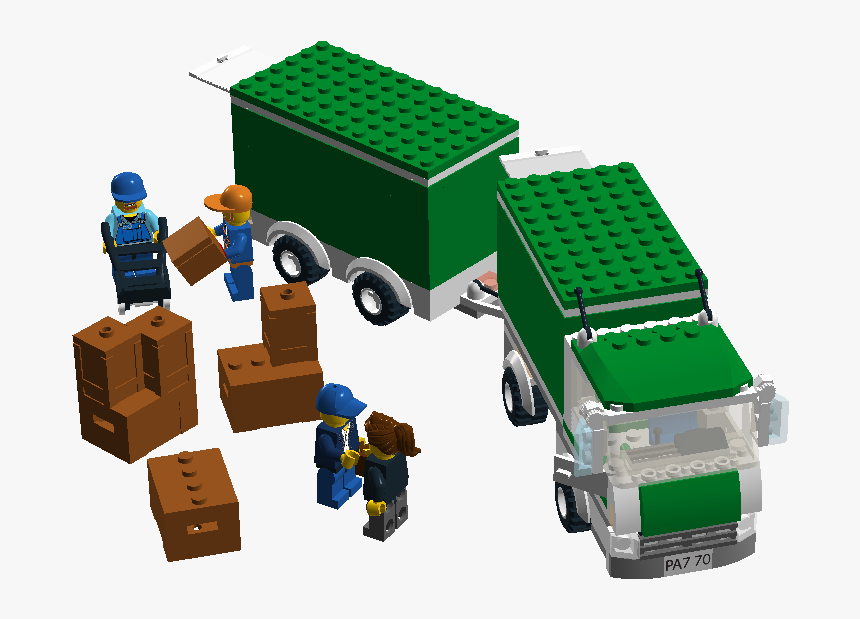 Transparent Cargo Truck Png - Construction Set Toy, Png Download