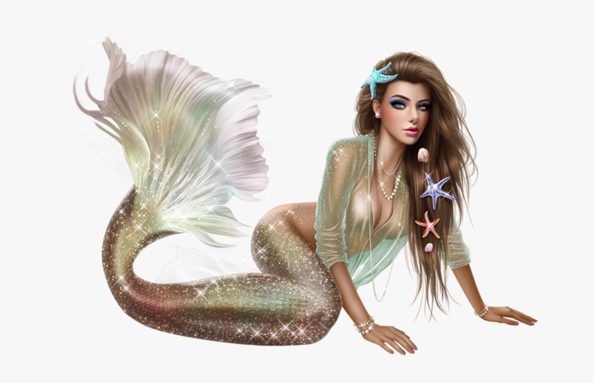 Mermaid Models Transparent Background, HD Png Download