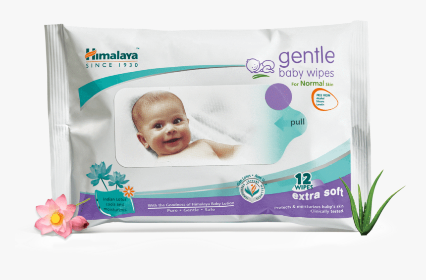 Gentle Baby Wipes 12s - Himalaya Baby Wipes, HD Png Download