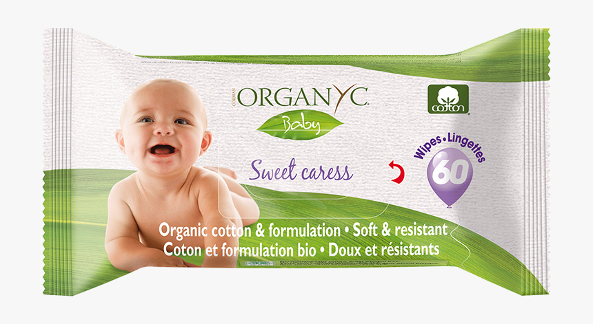 Baby Wipes Orgba-01 - Organyc Sweet Caress, HD Png Download