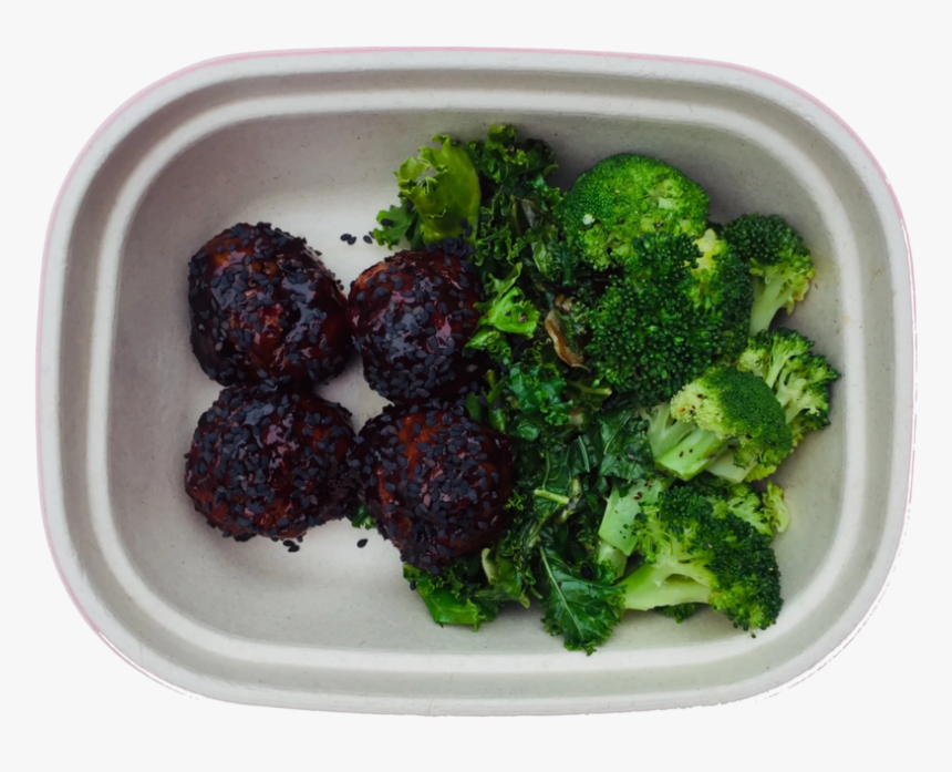 Lean Entree With Sweet & Spicy Turkey Meatballs 

 - Broccoli, HD Png Download