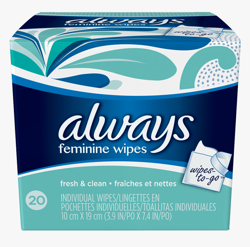 Always Fresh & Clean Wipes To Go - Always Wipes, HD Png Download
