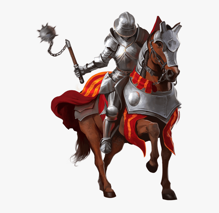 Knight Horse Png - Lords And Knights Units, Transparent Png