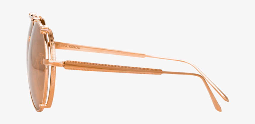 Newman Aviator Sunglasses In Rose Gold - Bronze, HD Png Download