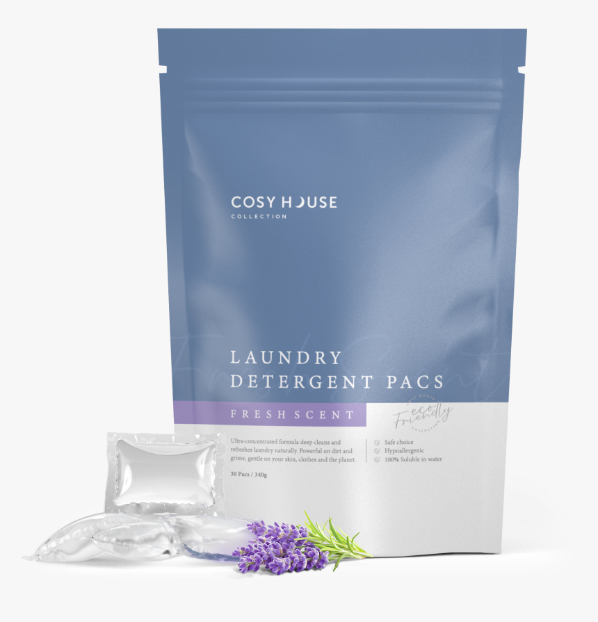 Laundry Detergent Pacs - English Lavender, HD Png Download