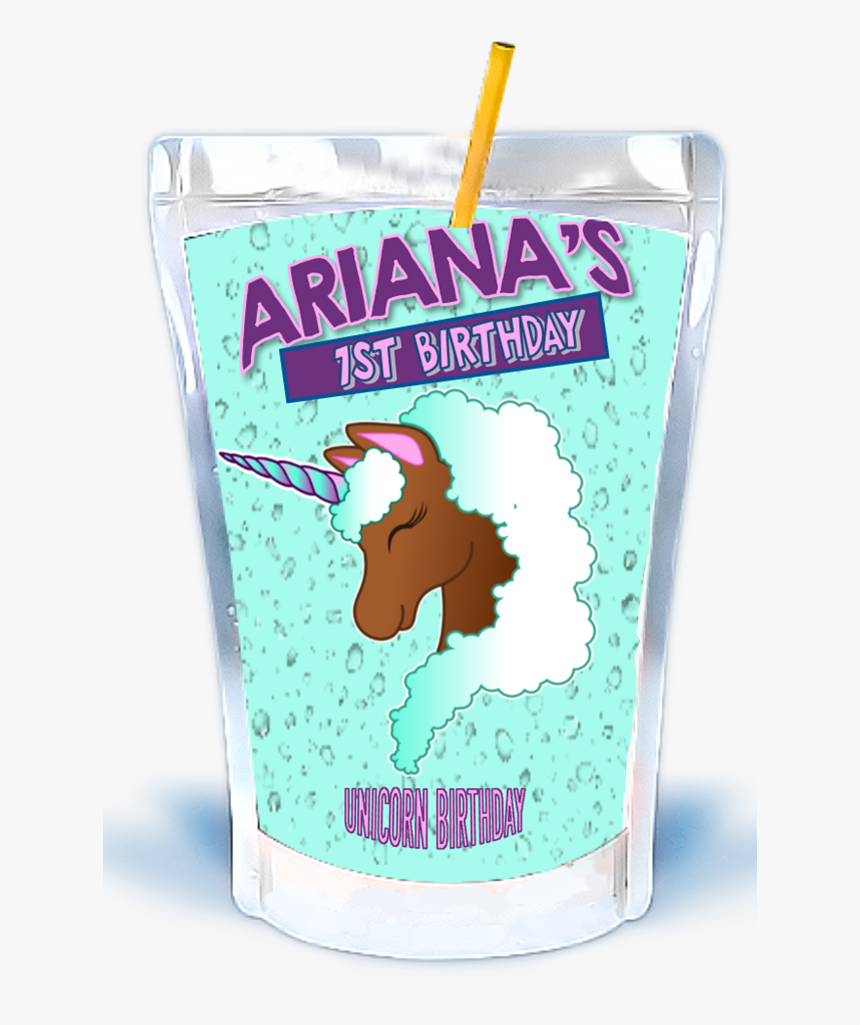 Juice Pouch Party Favor - Juice Pouch Blank Mock Up, HD Png Download