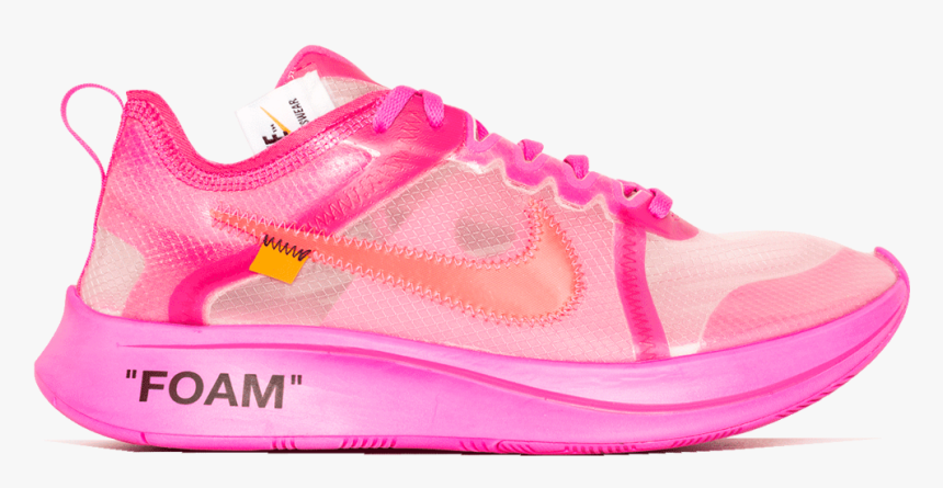 Zoom Fly Pink Off White Png, Transparent Png