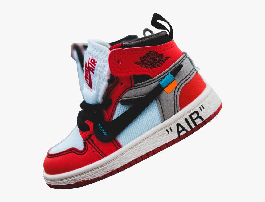 Red And White Nike Jordan Sneakers - Skate Shoe, HD Png Download