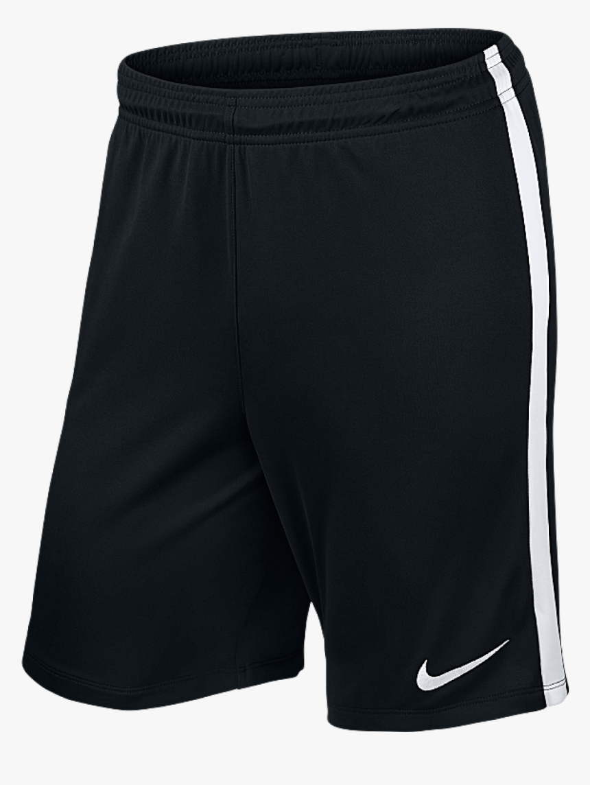 Nike League Knit Short - Nike Black White Shorts, HD Png Download