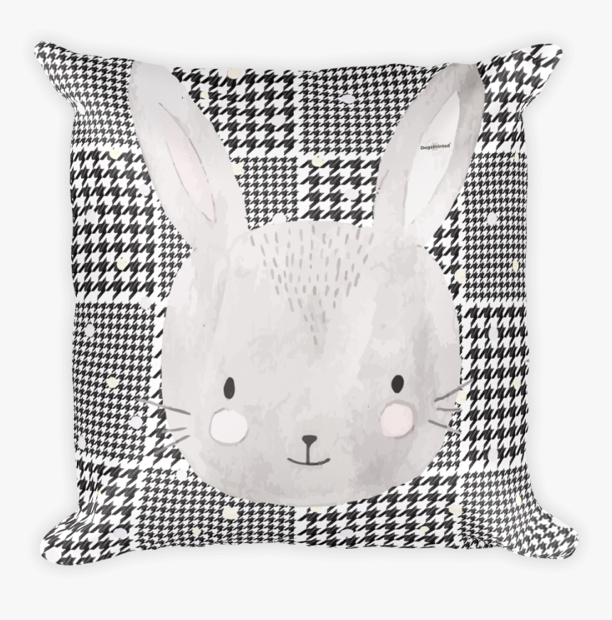 Cute Watercolor Rabbit Print - Domestic Rabbit, HD Png Download