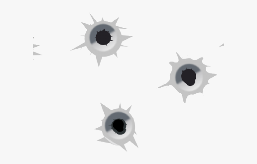 Transparent Background Bullet Holes, HD Png Download