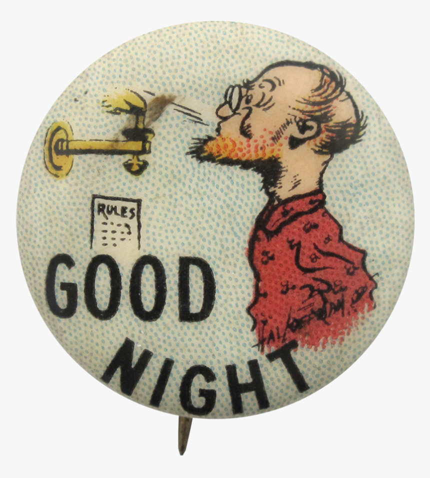 Good Night Advertising Button Museum - Label, HD Png Download