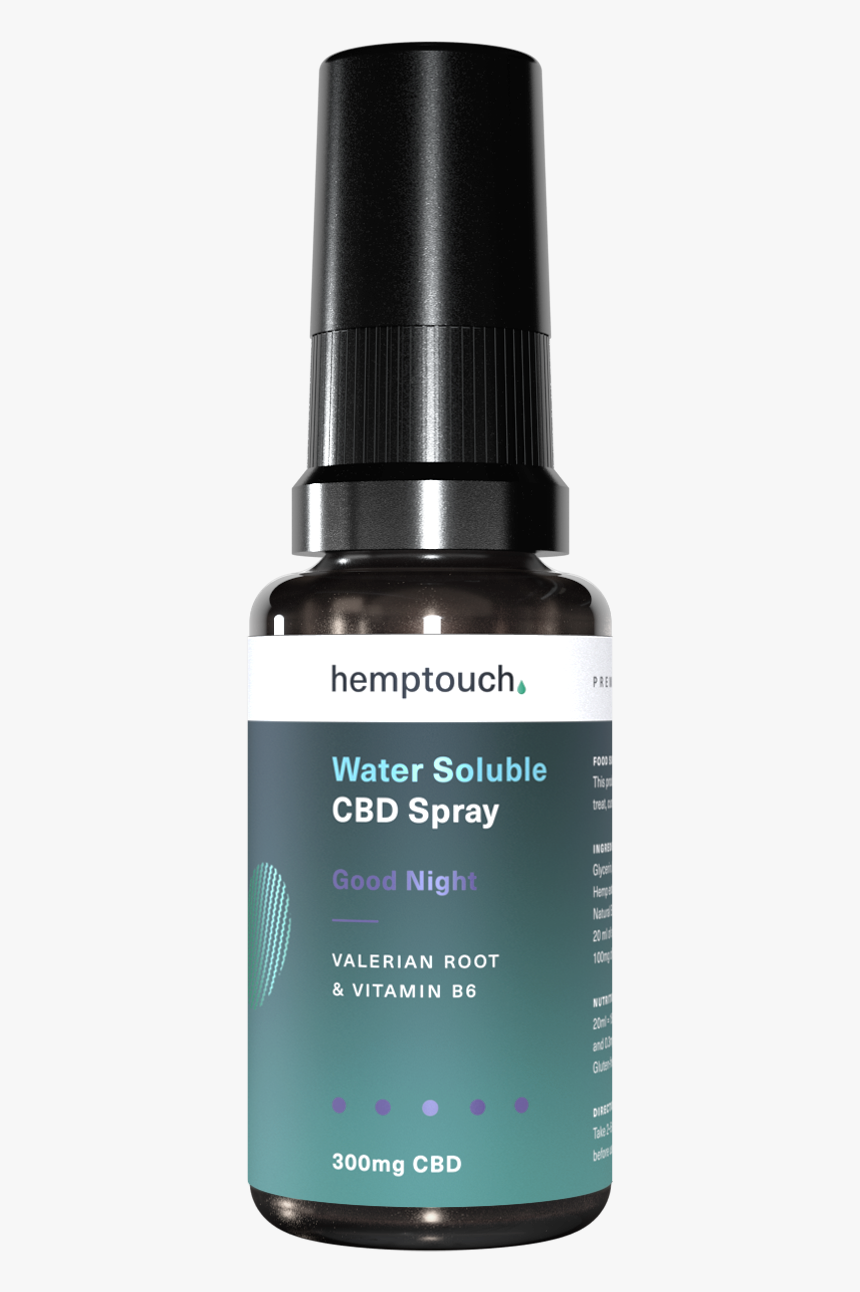 Hemptouch Good Night Cbd Water Soluble Spray With Valerian - Cosmetics, HD Png Download