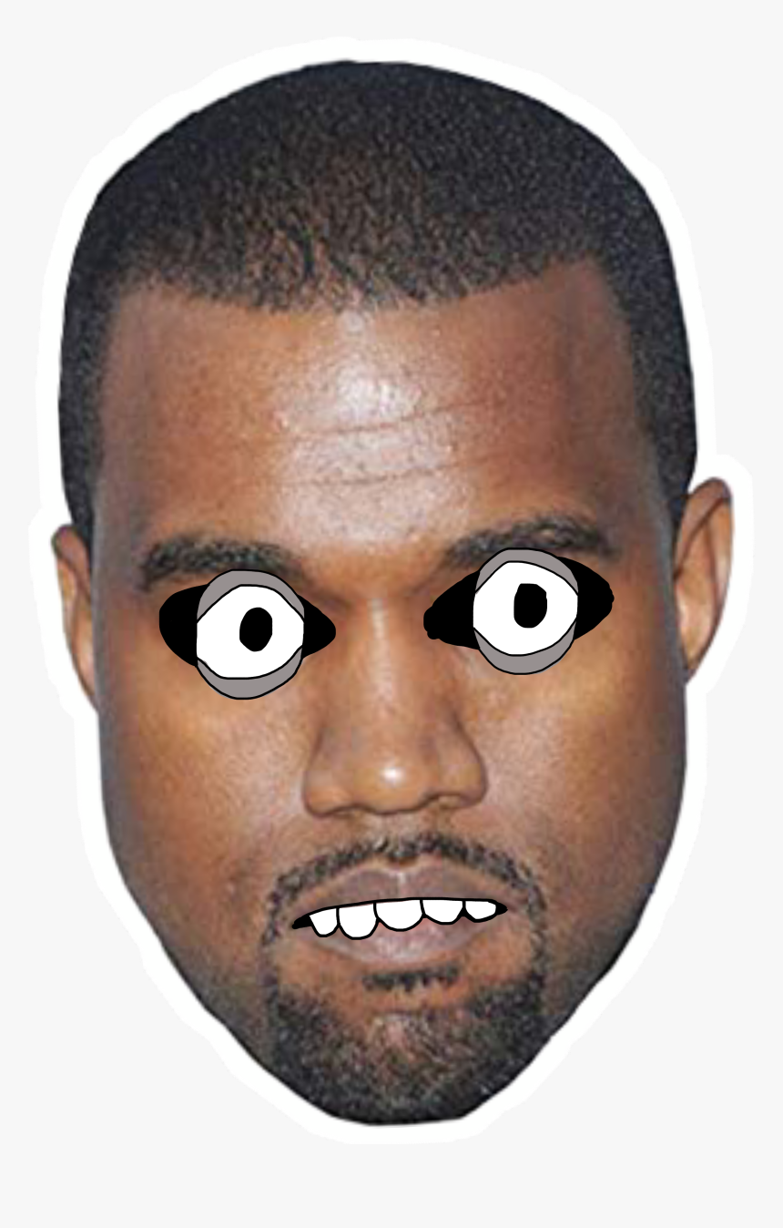 #kanyewest #kanye - Kanye West Head, HD Png Download