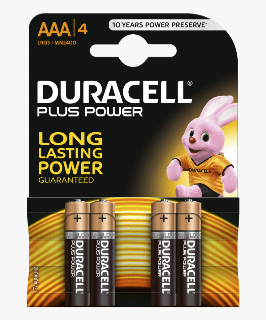 Duracell Plus Power Aaa, HD Png Download