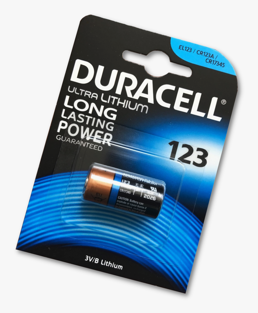 Image Showing The Duracell Cr123a - Multipurpose Battery, HD Png Download