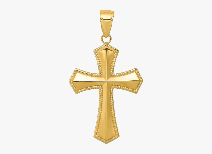 Beautiful Fleur De Lis Cross Pendant - Coming Hanuman Jewellery Shop, HD Png Download