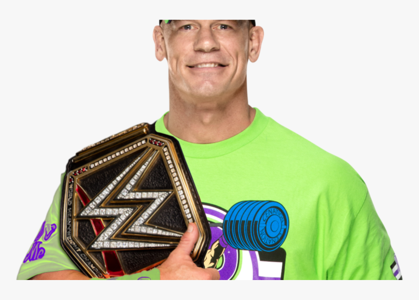 John Cena Images 2018 Impremedianet - John Cena With Wwe Championship, HD Png Download