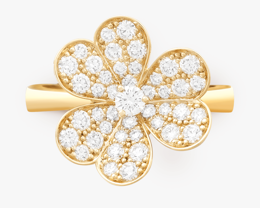 Frivole Ring, 1 Flower, Small Model, - Body Jewelry, HD Png Download