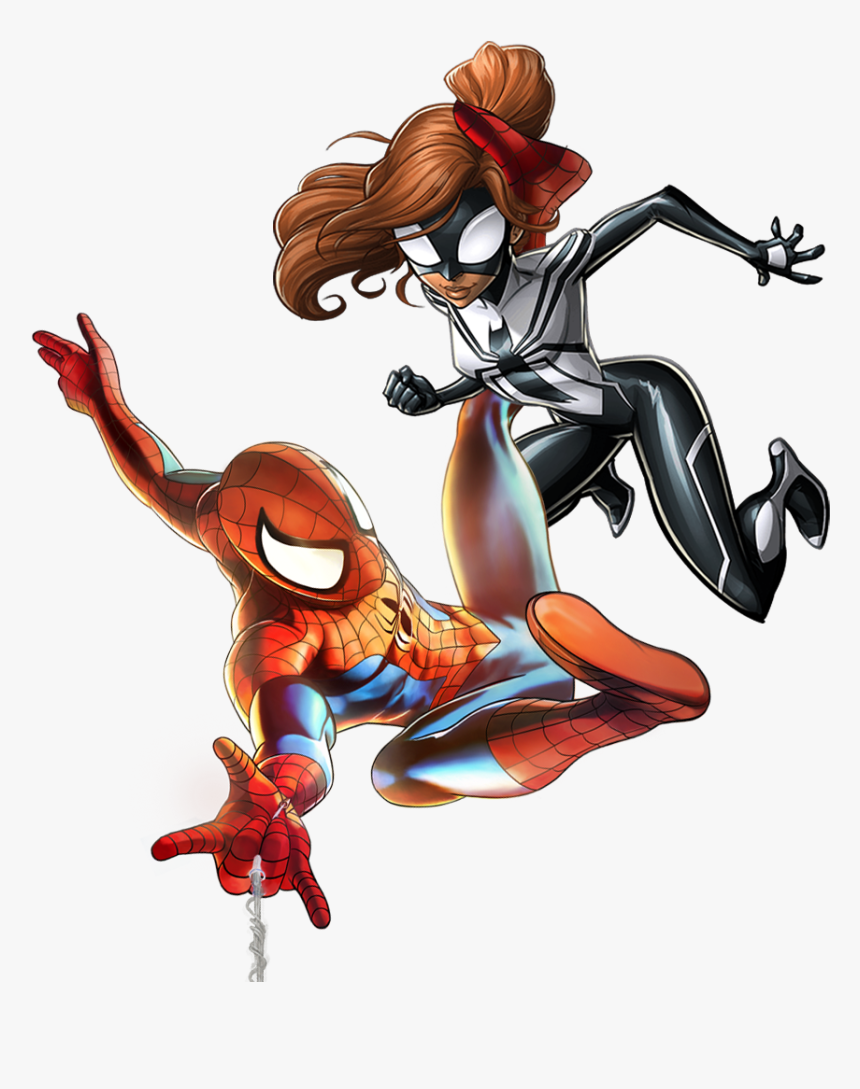 Spiderman - Marvel Spiderman Spider Girl, HD Png Download