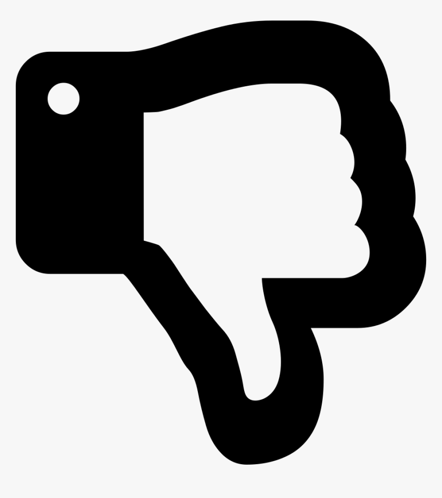Thumbs Down O, HD Png Download