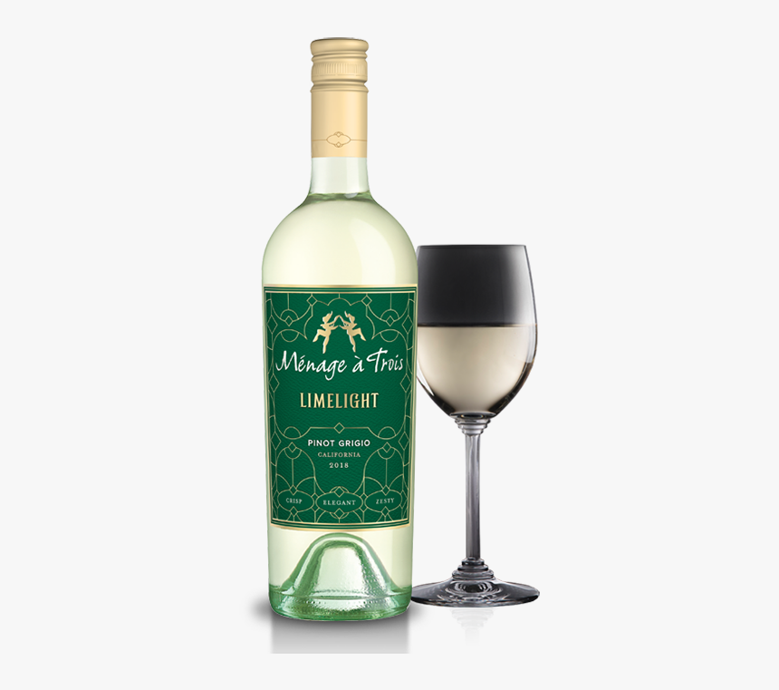 Limelight - Menage A Trois Limelight Pinot Grigio, HD Png Download
