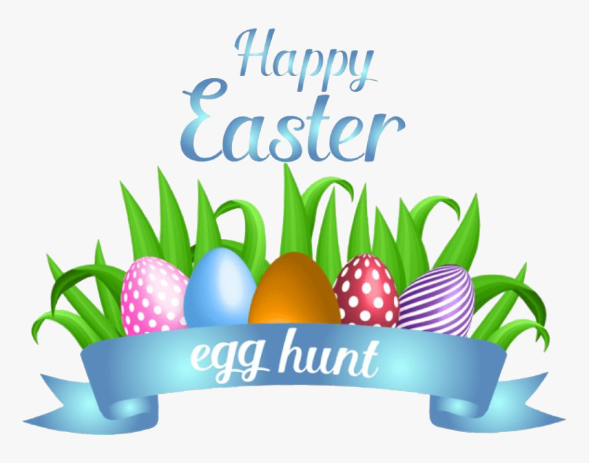 Happy Easter Text Png Clipart - Transparent Transparent Background Happy Easter Eggs, Png Download