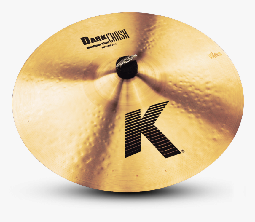 Zildjian 17 K Dark Thin Crash Cymbal - Zildjian 17 Dark Crash Medium Thin, HD Png Download