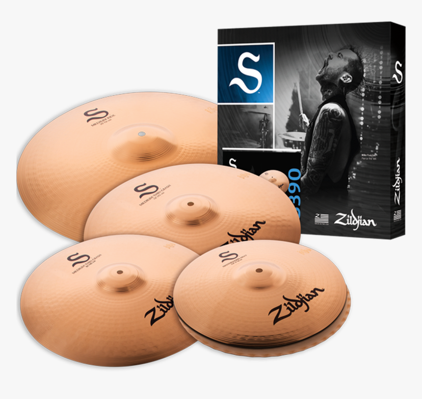 Zildjian S Family Performer Cymbal Set - Zildjian S Performer Cymbal Set, HD Png Download